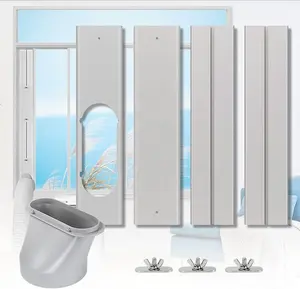 Accesorios para aire acondicionado, kit de sello de ventana de CA, paneles de sellado ajustables para unidad de CA, Kit deslizante de ventana de aire acondicionado portátil