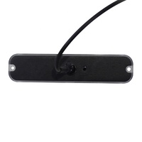 Fendo 10-30V 12-LED 24W LED-Stroboskoplicht Superhelle Arbeitsleuchten IP69K Wasserdicht Bernsteinfarbene Stroboskopleiste 19 Verschiedene Blinkmodi