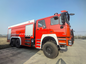 Camion de pompiers tout-terrain 6x6 16000L à eau, mousse et poudre sèche, robuste, pour la lutte contre les incendies forestiers, directement de l'usine - Product Image 3