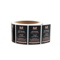 Rouleau d'étiquettes adhésives imperméables personnalisées, étiquettes cosmétiques, étiquettes adhésives pour emballages, étiquettes pour bouteilles de shampoing, étiquettes d'emballage BOPP