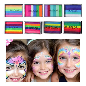 <span class=keywords><strong>Pintura</strong></span> corporal lavable profesional al por mayor colores maquillaje activado por agua <span class=keywords><strong>pintura</strong></span> facial arcoíris - Product Image 5