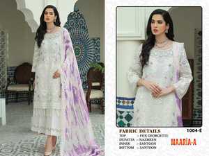 Meilleure qualité matériel semi cousu Party Ware pakistanais Salwar Kameez costume à vendre disponible à un prix abordable - Product Image 6