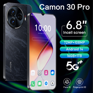 Nuevo teléfono inteligente C30 Pro 5G Android 14 Pantalla de 6,8 pulgadas 16GB + 1TB almacenamiento 72MP + 108MP Cámara 6800mAh batería Deca Core <span class=keywords><strong>CPU</strong></span> pantalla HD - Product Image 3