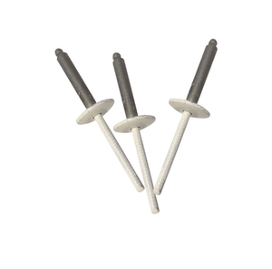 Rivets aveugles à tête plate en acier inoxydable, peints <span class=keywords><strong>blanc</strong></span> et noir RAL, 4,8*10*16mm - Product Image 4