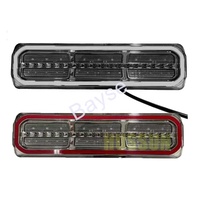 Feux arrière combinés à LED pour camion, remorque, auvent, pick-up, étanches 12V, série 3854, lentille fumée