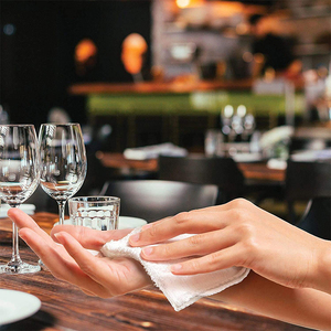 Biokleen 21x21cm serviette blanche douce humide en coton éponge <span class=keywords><strong>pour</strong></span> le visage et <span class=keywords><strong>les</strong></span> <span class=keywords><strong>mains</strong></span>, nettoyage avec parfum, serviette humide en coton - Product Image 6