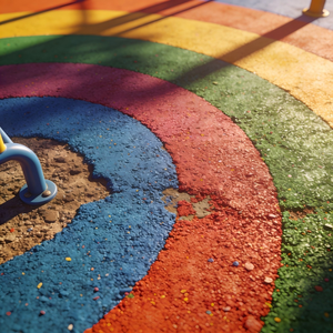 Granulés de caoutchouc EPDM pour sentiers de fitness, surface de sol souple au toucher, antidérapante, zone de fitness extérieure, revêtement de sol sportif - Product Image 3