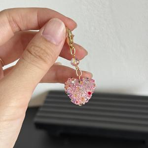 CHENXI Cadeau Saint-Valentin Porte-clés Cœur Ornement Pendentif Sac à Main Accessoires - Product Image 3