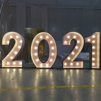 FSDKX Décoration de mariage de haute qualité, chiffres lumineux géants « Marry Me » de 1,2 m, lettres LED géantes lumineuses en promotion