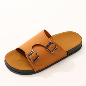 Nuovo Design <span class=keywords><strong>Ciabatte</strong></span> Estive da Uomo Personalizzate <span class=keywords><strong>con</strong></span> Punta Aperta, Fibbia in <span class=keywords><strong>Sughero</strong></span> Stile Birkenstock e <span class=keywords><strong>Suola</strong></span> Confortevole - Product Image 1