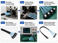 Conector Mini SAS 8654 (4I a 7 pines) con 4 puertos SATA