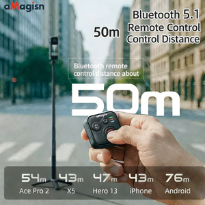 Control Remoto Bluetooth AMagisn, Mini Controlador Inteligente a Prueba de Agua para <span class=keywords><strong>Insta360</strong></span>/GoPro/Smartphone - Product Image 4