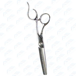 Tijeras de Entresacar Profesionales al por Mayor, Ecológicas, de Acero Inoxidable de Alta Calidad, Modelo Manual AE-6813, Lavables y Reutilizables - Product Image 1