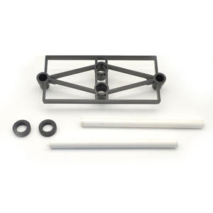 Boutons de chasse d'eau en cuivre Pucci, cadre à double bouton avec tubes, produit de qualité supérieure - Product Image 1