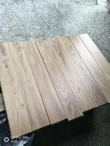 Plancher en bois massif de teck mongol plancher en bois de teck chinois plancher intérieur en bois