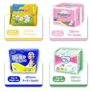 Almohadillas sanitarias orgánicas de anión de superabsorción <span class=keywords><strong>para</strong></span> mujer de 280mm desechables ultrafinas <span class=keywords><strong>para</strong></span> mujer Menstrual - Product Image 5
