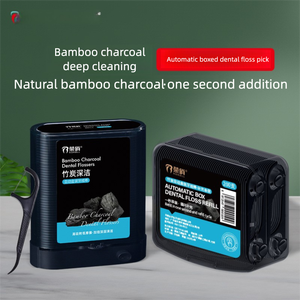 Một tay Dispenser xỉa dính trường hợp nhỏ gọn tre than nha khoa xỉa chọn nhà Du lịch Nha Khoa xỉa Pick - Product Image 4