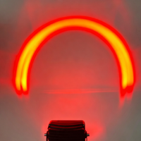 Nouvelle lumière de zone de sécurité LED rouge et bleue en forme de U rectangulaire de 4,7 pouces, 12-110V, pour chariot élévateur AGV, lumière d'avertissement, indice de protection IP67, 2000LM, virtuelle