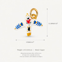 Pendentifs YML & Animaux de Dessin Animé : Ananas, Chat, Loutre, Ange, Grenouille, Pigeon, Renard, Escargot – Breloques DIY pour Colliers et Bracelets