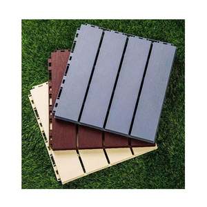 Plancher en plastique de grain de bois imperméabilisant le plancher composé de decking - Product Image 3