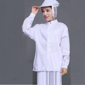 Phổ biến unisex Nhật Bản an toàn thực phẩm hội thảo sạch trắng không gây ô nhiễm thực phẩm nhà máy làm việc quần áo đồng phục - Product Image 6