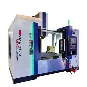 LEYO Mitsubishi Fanuc Siemens denetleyici Vmc 1060 3 eksen Cnc dikey işleme merkezi 5 Cnc eksenli freze makinesi