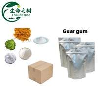 Poudre de Gomme de Guar de Qualité Alimentaire en Gros, Cristalline Blanche, Certifiée MSDS, Additif Épaississant Alimentaire en Fût ou en Sac