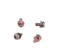 Vis de machine combinée à tête Torx en acier au carbone de haute qualité, personnalisable, avec rondelle plate à ressort, grade 4.8-8.8, zinguée
