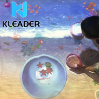 Projecteur d'écran de sol 3d, projection interactive, aire de jeux intérieure, piscine de sable, jeux pour enfants, art virtuel, plage magique