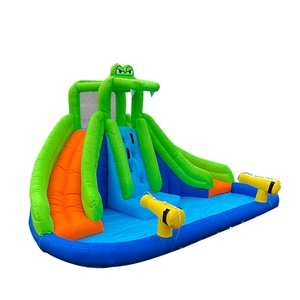 Intéressant Gonflable Bounce House <span class=keywords><strong>Trampoline</strong></span> Combo Chateau Gonflable <span class=keywords><strong>Toboggan</strong></span> Gonfler Party Castle - Product Image 4