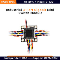 Module de commutation Ethernet industriel YN-MGS103M à 3 ports Gigabit ultra-compact pour applications minières, ferroviaires, d'inspection incendie et de robots