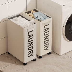 Panier à <span class=keywords><strong>linge</strong></span> pliable étanche à cadre en X sur roues, panier à <span class=keywords><strong>linge</strong></span> coloré pour le stockage de petits espaces - Product Image 3