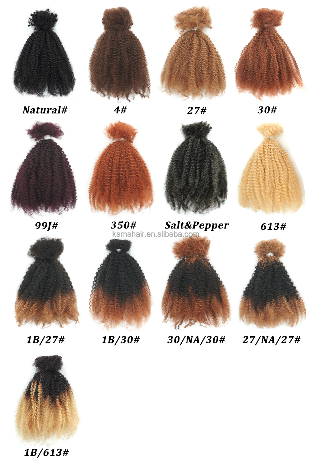 KAMA Wholesale Human Braiding Hair Afro Kinky Hair Bulk Micro Twist Braids Bulk Human Hair for Braiding and Twisted Detail Section 8
