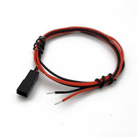 Kabel Adaptor Jumper 2 Pin 2.54mm Khusus, Kabel Elektronik Pengisian Daya & Pengiriman Data Tembaga Berlapis Timah 2P