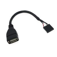 50CM USB 2,0 Micro 5 pines/Mini 5 pines tipo-c macho USB hembra a 9 pines hembra 2,54 USB Header PCB placa base Cable
