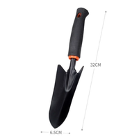 Kit de 3 pelles de jardinage noires multi-styles, petit format, très demandé