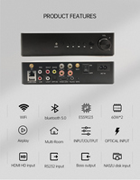 IHOMELIFE WA60 50W x 2 HIFI Stereo amplifikatör kablosuz çoklu oda ev ses TV HD ses amplifikatörü