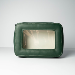 Men's Fashionable PU Leather Skincare <b>Cases</b> Durable Cosmetic Bag Zipper Closure Customizable Logo <b>Makeup</b> Storage Gift Giving - Product Image 5