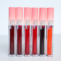 Teinte à lèvres Flower Secret Water 6ml, fini mat non-collant, modèle F150, non-décolorant, parfum naturel sans senteur, 6 couleurs, OEM/ODM