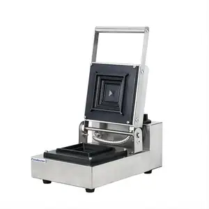 High Quality Commercial Stainless Steel Automatic Sandwich Waffle Making Machine For Bread Restaurant