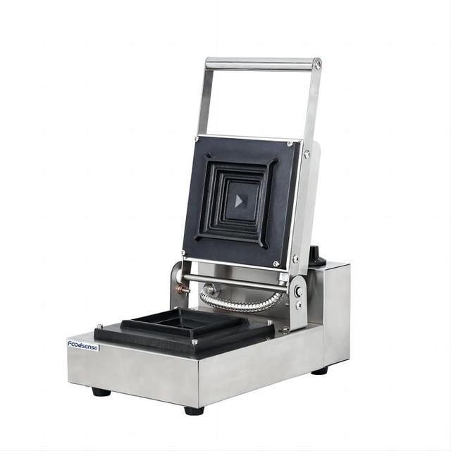High Quality Commercial Stainless Steel Automatic Sandwich Waffle Making Machine for Bread Restaurant