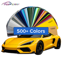 Film de protection de voiture en vinyle PET jaune, film de protection de voiture en vinyle PET, film de protection de voiture en vinyle PET, revêtement PET, vente en gros, 8 mil, 1,52*16 m, 5 ans, OEM