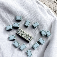 Jeu de Mahjong américain Yorkshire, tuiles en acrylique peintes à la main, 160 pièces, parfait pour le plaisir en famille et les soirées de jeux sociaux