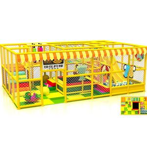 New Design <b>Plastic</b> Ball Pit Trampoline <b>Slide</b> Combo Indoor Playground Kid Soft Play Equipment - Product Image 2