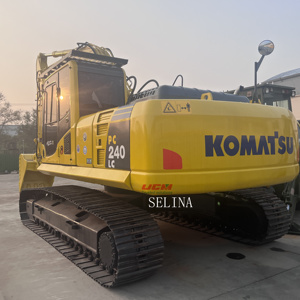 Excavadora Usada Komatsu PC240 Original de Japón 2024, Excavadora Hidráulica Grande de 24 Toneladas con Orugas y Cucharón, Modelos PC 200 210 220 240 - Product Image 4