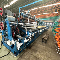 Machines à tirer les filets de pêche à économie d'énergie ZRD19-360, machine à tisser les filets de pêche à nœuds simples
