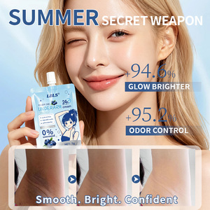 <span class=keywords><strong>Crema</strong></span> Sbiancante per Ascelle, <span class=keywords><strong>Deodorante</strong></span> per Ascelle Scure, Controllo Odori, Antitraspirante in Bustina con Acido Glicolico e Niacinamide - Product Image 2