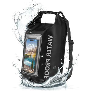 Sac étanche 2L en PVC pliable et portable pour la randonnée, la natation, la navigation de plaisance, le camping, la plongée, les voyages, toutes saisons - Product Image 1