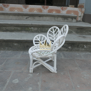 Silla con forma de flor para niños, material de ratán 2022 natural 100% de Vietnam, baja cantidad mínima, alta calidad, gran oferta - Product Image 3
