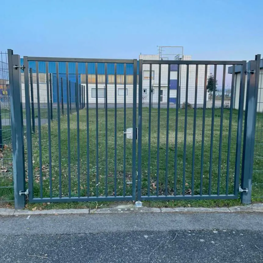 MRT – clôture à charnière réglable, portes en treillis, jardin, cour avant, porte de cour, Double porte pivotante